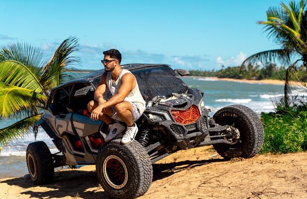 Drive a UTV Can-Am on a Beach Tour in San Juan Puerto Rico