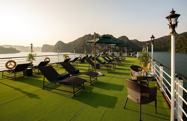 All-Inclusive 2 Day/1 Night Halong Luxury Cruise, Meals, Cave, Kayaking,Swimming