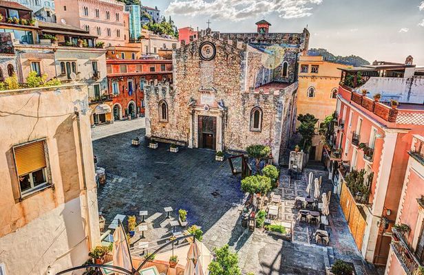  Messina Cruise Terminal: Private Taormina +Isola Bella+ Arancino