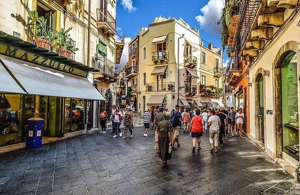 Messina Cruise Terminal: Private Taormina +Isola Bella+ Arancino