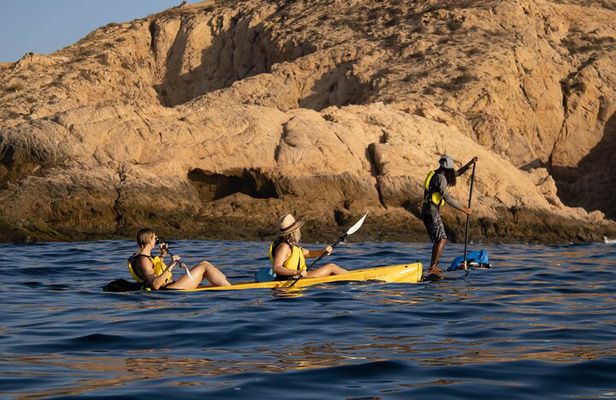 Kayak from Viudas Beach to Chileno Bay & Snorkel + Beach Time
