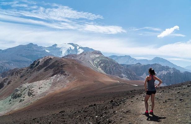High Mountain Adventure: Full Day Private Tour from Santiago