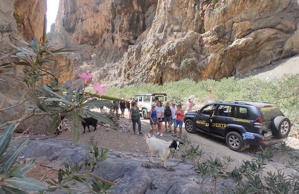 Trypiti beach and gorge Jeep Safari