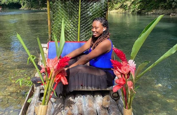 Montego Bay Bamboo River Rafting and Limestone Massage