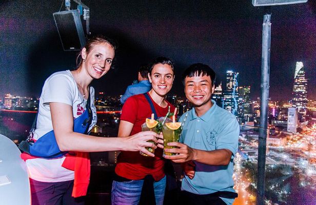 Saigon After Dark With Seafood, Beer & Live Music Bar