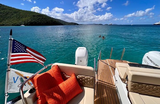 St. John Luxury Catamaran Turtle Snorkel and Cays Full Day