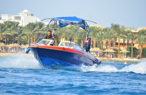 Private Speed Boat to DOLPHINS House & Water activities -HURGHADA