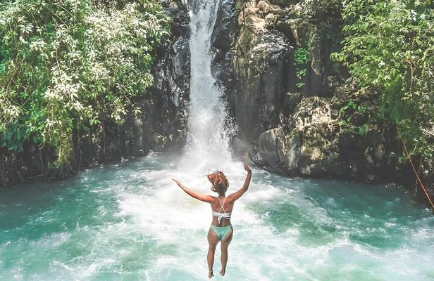 Jumping Sliding at Aling-aling waterfall with Private transfer