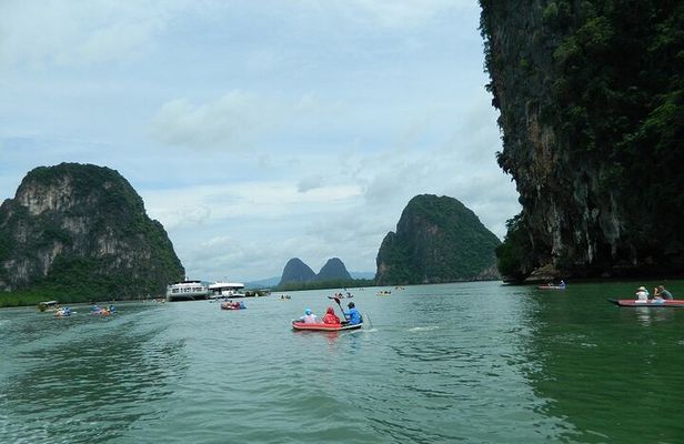 Phang Nga Bay, James bond with Sea Canoe By Speedboat from Phuket