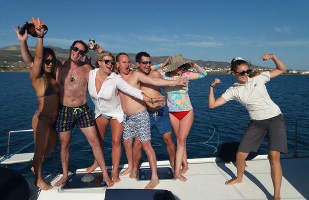 Catamaran Semi Cruise Paros Antiparos includes Food and Drinks