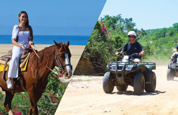 Los Cabos ATV and Pacific Horseback Riding Combo Tour