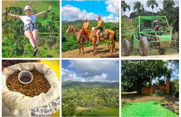 Jungle Buggies + Zilplining + Horseback Ride + Countryside + Macao Beach