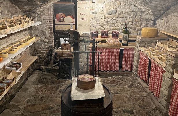Two Wine Tastings and Visit to a Historic Cellar Inside Old Walls of Montalcino