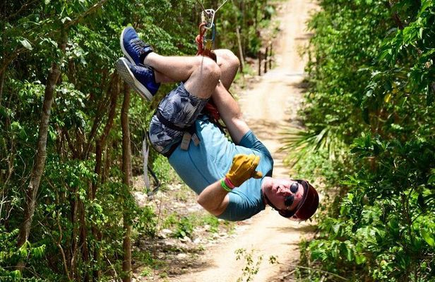 Half Day ATV, Zip-line & Cenote tour! Transportation from Cancun