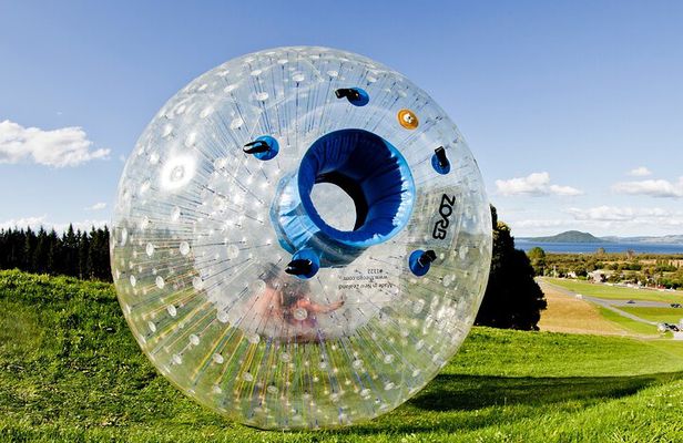 Zorb Inflatable Ball Ride from Mount Ngongotaha in New Zealand