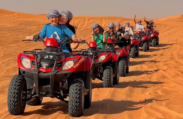 Desert Safari with 30 Minutes Quad Biking on High Red Dunes (Complete Package)