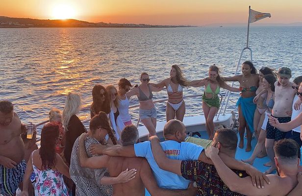 Sunset Boat Trip to Cape Greco and Blue Lagoon