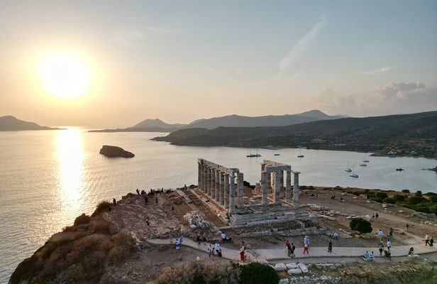 Sunset - Temple of Poseidon Half Day Private Tour