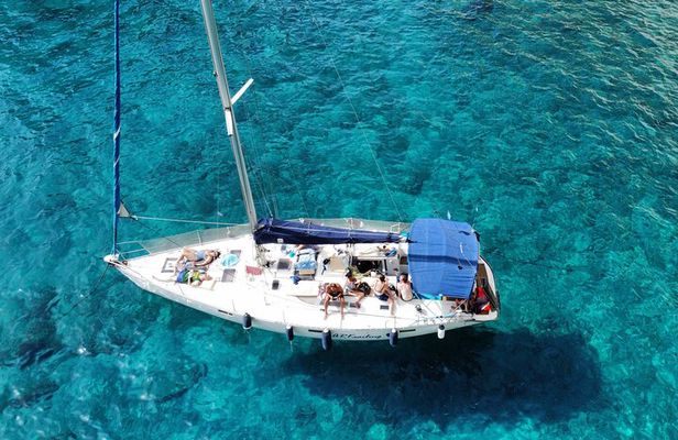Full day private sailing cruise around Milos island