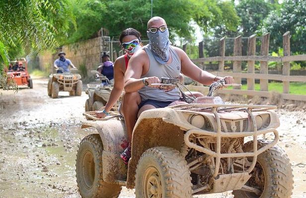 Full-Day Adventure with ATV, Party Boat, Snorkeling & Tasting