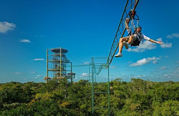 Cancun Extreme Zipline Canopy Tour