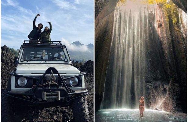 Private Tour: Mount Batur Sunrise Jeep, Black lava & Waterfall