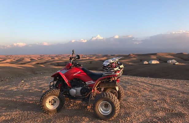 Agafay Desert : Quad Bike and Camel Riding Experience