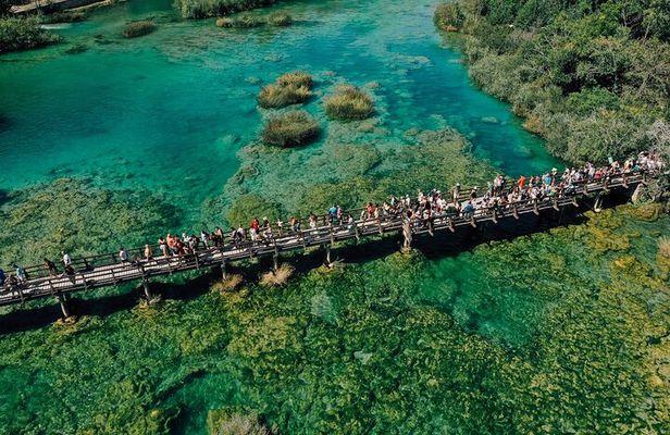 From Split: Krka Waterfalls Tour, Boat Cruise & Swimming