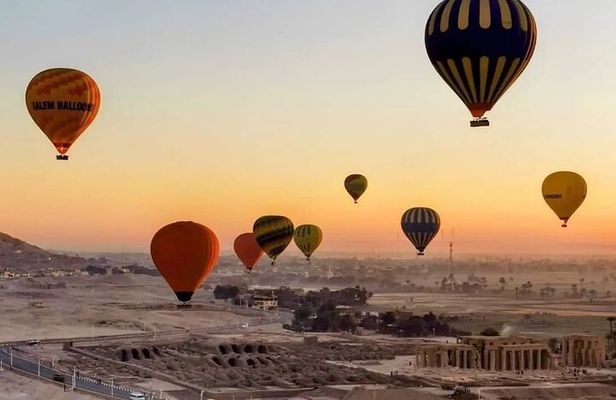 One Package Hot Air Balloon with Best of Luxor Full Day Tour