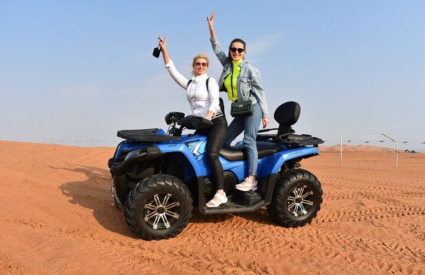 Dubai ATV Self Drive Quad Bike with Camel Ride and SandBoarding