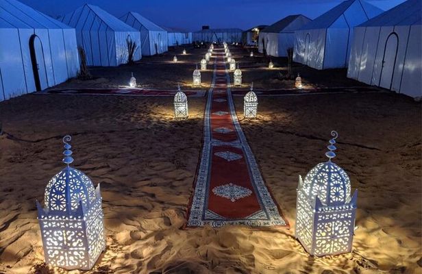 Marrakech desert tour to Merzouga 4 Days Luxury Desert Camp