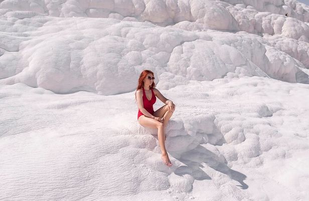 Side Small Group Pamukkale Hot Springs & Hierapolis Tour