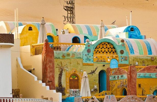 Nubian Village & Botanical Garden By motor Boat private tour