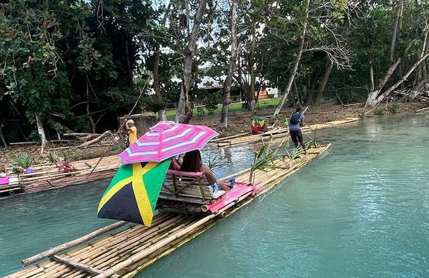 Blue Hole and Bamboo River Rafting in Ocho Rios Jamaica.