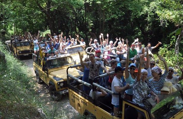 Marmaris Jeep Safari Tour With Waterfall and Water Fights