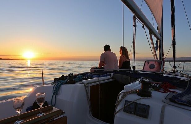 Experience Romantic Sunset Sailing on modern 36ft sail yacht from Zadar