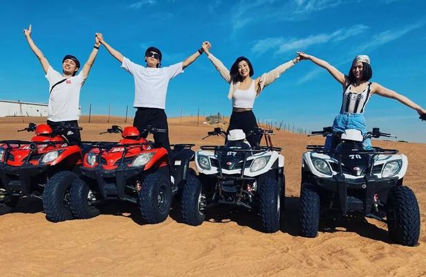 Morning Desert Safari: Dune Bashing, Camel Ride & Sandboarding