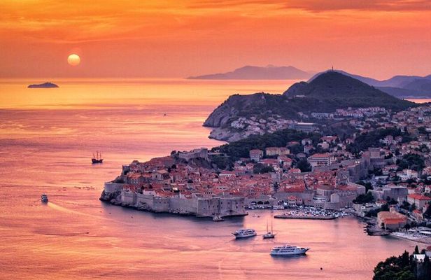 Golden hour SUNSET CRUISE from Dubrovnik Old Town