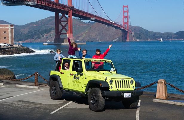 San Francisco City Tour Open-air Jeep