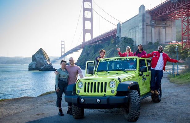 San Francisco Private Group Open Top Jeep Tour - 3 Hour