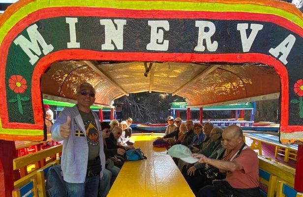 Xochimilco floating gardens, Coyoacan and UNAM murals