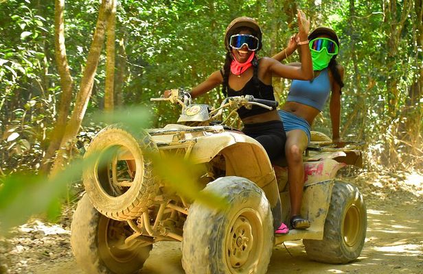Atv Cancun (cenote, Ziplines, Lunch And Transfer Included)