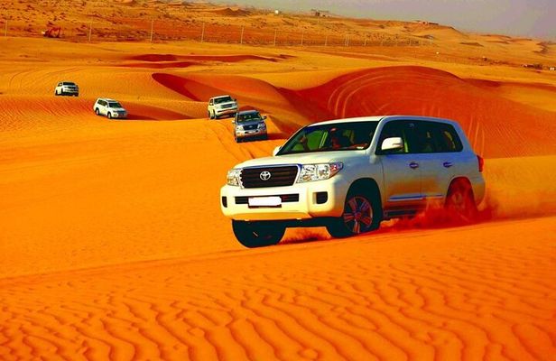Morning Desert Safari Tour With Dune Bashing At Lahbab Desert.
