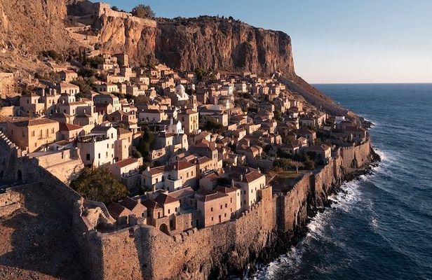 Full Day Private Tour to Monemvasia Medieval Fortress Town and Sparta