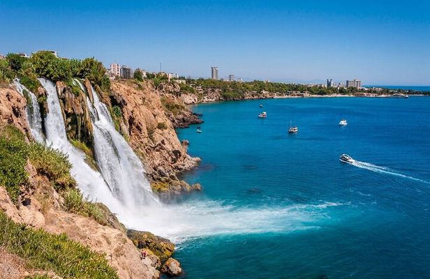 Antalya City Tour : OLYMPOS CABLE CAR, WATERFALLS & BOAT TRIP