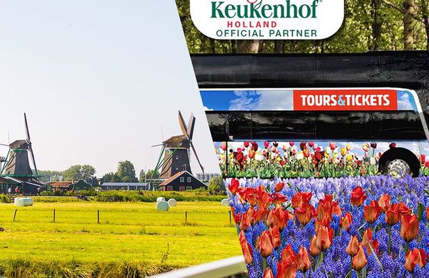Amsterdam: Windmills, Marken, Volendam and Guided Keukenhof Visit