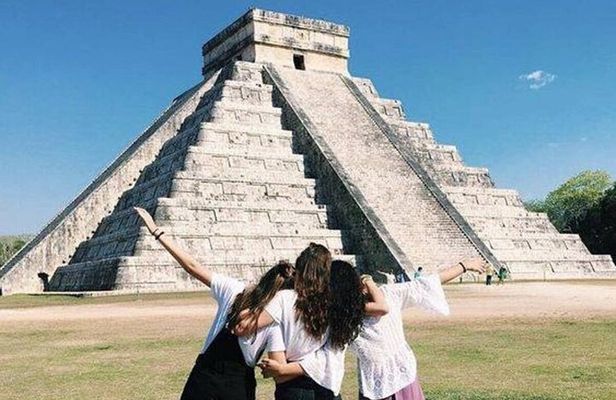 Chichen Itza Cenote Ikkil & Hubiku & Valladolid from cancun