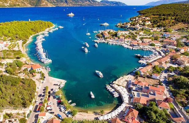 Kefalonia Highlights: Robola Winery, Melissani Lake & Fiscardo
