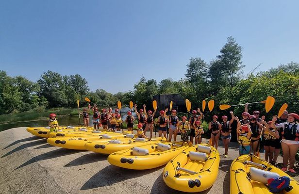 From Zagreb: Canyon Kayaking and Rastoke Village Day Trip