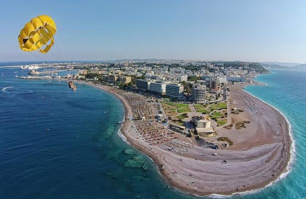 Private Parasailing at Rhodes Elli Beach